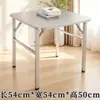 Mesa Dobrável de Aço Inoxidável Mesa de Jantar ao Ar Livre Mesa Quadrada Comercial Barraca de Feira Noturna Churrasco Mesa Dobrável de Aço Inoxidável