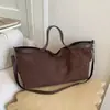 Bolsa Tote Retrô de Grande Capacidade para Mulheres 2026 Verão Transfronteiriço Novo Estilo Elegante e Requintado Bolsa de Ombro Transversal