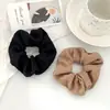 Goma para el pelo de gasa de burbujas plisada estilo francés para mujer, Coletero simple retro para coleta, Cuerda para el pelo elegante
