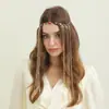 Accesorios Exóticos, Colgante de Cejas Estilo Hada Antigua Súper, Cadena Larga con Borla Cadena para el Cabello, Tocado Geométrico Personalizado