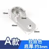 Barra de Pendurar para Guarda-Roupa, Barra de Pendurar para Armário, Barra Transversal, Barra de Rack para Guarda-Roupa, Barra de Suporte para Roupas, Base com Flange Fixo, Acessórios de Ferramentas