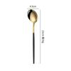 Português Western Steak Faca e Garfo Creative Aço Inoxidável Tableware Faca e Garfo Colher Net Red Coffee Sobremesa Spoon Fornecimento Direto