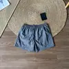 Verano secado rápido estilo minimalista exterior casual cordón cintura elástica shorts de playa de cinco puntos 12884