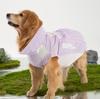 Primavera y Verano Delgado Morado Simple Ropa Fresca para Perro Grande Protección Solar Chaqueta de Dos Patas Ropa para Perro Mascota