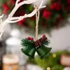 Nuevas Decoraciones Navideñas de Haobei, Colgantes Creativos de Cascabeles Rojos Pequeños, Decoración del Hogar, Colgantes de Árbol de Cascabeles Dorados