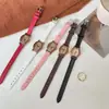 Reloj con Forma de Barril para Niñas, Sencillo y Elegante, Retro y Artístico, Adecuado para Estudiantes de Secundaria y Preparatoria, Reloj de Cuarzo con Diseño de Nicho Estilo Ins