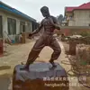 Escultura de Personagem em Cobre Fundido Paisagem Retrato Cidade Rua Comercial Decoração Fabricante Fundição Personagem Histórico Escultura em Cobre Ornamento