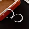 Pendientes Retorcidos en Forma de C con Circonita y Aguja de Plata Electrochapada en Oro Real de 18K Pendientes Simples Retro Versátiles Pendientes de Lujo Ligero de Alta Gama