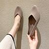 Sandalias Baotou para Mujer Moda de Verano Ropa Exterior Versátiles Boca Baja Antideslizantes Zapatos de Cristal de Caña Baja Planos Casuales Zapatos de una Sola Capa para Mujer para Primavera y Otoño