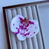 Cabeça de Flor Phalaenopsis Impressa em 3D Flor de Filme Feita à Mão Flor para Sapato de Celebridade da Internet Flor para Carro de Casamento Flor de Lembrança DIY Estilo Lu Fu