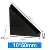 Empaque de muebles anti-colisión triángulo plástico esquina protectora plástico protectora para vidrio mármol esquina protectora de plástico esquina de plástico fabricantes
