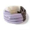 Nuevo Calientacuellos de Punto de Cachemira Otoño e Invierno Tres Colores Moderno Versátil para Viajar Suave y Ceroso Protector de Cuello Cálido Universal