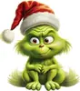 Nuevos productos transfronterizos caricatura Grinch colgante para coche de bebé adornos para árbol de Navidad decoraciones para el hogar