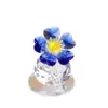 Nuevo Adorno de Flor de Cristal Flor de Loto Decoración de Escritorio para el Hogar Artesanía de Resina Regalo de Inauguración de Tienda Venta al por Mayor