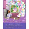 Traje de Globos de Cumpleaños para Niños en Español 12345-años Escena de Fiesta Conjunto de Suministros Decorativos para Niños y Niñas