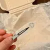Pinza para el cabello sin costuras con diseño de corazón a cuadros estilo coreano para mujer, Pinza de alta gama para el flequillo lateral, Pasador pequeño hermoso