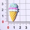 Verano Brillante Helado Resina DIY Pegamento de Crema Pasador de Pelo Imán para Refrigerador Funda de Teléfono Hebilla de Zapato Materiales Hechos a Mano