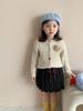 Ropa infantil Verimu traje para niña 2024 otoño e invierno nuevo niños coreano caricatura abrigo suéter pantalones ropa de bebé