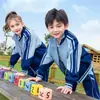 Ropa de Jardín de Infancia Ropa de Primavera y Otoño Estilo Inglés Uniforme de Escuela Primaria Traje de Dos o Tres Piezas Ropa Deportiva Ropa de Clase para Niños