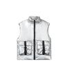 YANSANXIA funcional viento suelto para hombre y mujer mismo estilo cuello alto chaqueta acolchada de algodón invierno cálido chaleco de algodón abrigo grueso M497