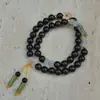 Pulseira de Pedra Preciosa Natural 0.8 Círculo Duplo Jade Semi-Montanha Semi-Água Novo Estilo Chinês Pulseira Simples Contas de Rosário Atacado