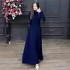 Vestido Ajustado Elegante de Color Sólido con Cintura Fruncida de Otoño 2025 para Europa y América