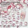 Malha Redonda de 6mm Fundo Plano Forma Especial Materiais DIY Artesanais Nail Art Joias Diamante Nail Art Vestível Diamante Atacado