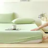 2026 Novo Modelo Lençol para Sono Profundo Transmitido ao Vivo, Mesmo Estilo do Lençol de Seda Gelada de Nylon Classe A Conjunto de Três Peças com Fronha