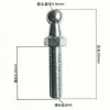 Resorte de Gas Bola Cabeza Tornillo M6M8 Roscado Perno de Bola Tallo de Bola Accesorios de Varilla Expulsora de Maletero Varilla Hidráulica Pasador de Bola de Tornillo Varilla