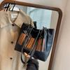 Bolso de Alta Gama para Mujer Nuevo Bolso Tote de Moda Versátil Ins Gran Capacidad Estudiante Clase Trabajo Ropa Bolso de Hombro