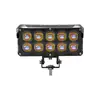 Nuevo Foco para Motocicleta con 8 Ojos, Ventilador, Faro LED de Doble Color, Luz Alta y Baja, Súper Brillante, Doble Fila, Alta Potencia