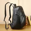 Mochila nueva con patrón de cocodrilo gran capacidad Mochila de viaje de moda multifuncional de cuero para exteriores para hombre moda al por mayor