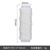 Hilo encerado plano para coser cuero a mano, rollo pequeño, para manualidades, disponible al por mayor.