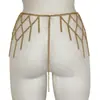 Ropa Tipo Bambú: Accesorios de Moda de Venta Caliente Transfronterizos, Cadena Corporal de Malla Sexy con Aberturas en Forma de Diamante para Discoteca T0087