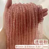 Ábaco de Vidro Contas Espaçadoras Acessórios Pulseira Não Desbota Colar Contas Pulseira DIY Contas de Vidro Contas Soltas Espaçador