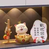 Gato da Sorte armazenamento de chaves de casa decoração de corredor armário de sapatos para porta decoração de sala de estar decoração de casa presente de inauguração de casa novo lar