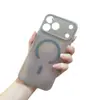 Capa de Celular Magnética de Cor Pura TPU Fosco com Proteção Total Adequada para Iphone17Promax/16/15/14