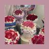 Flores Secas Flores Reales Ramo de Rosas Mini Flores Eternas Pequeños Adornos Estilo Chanel Ramo Regalo Acompañante Flores Decorativas para Coche