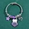 Pulseira Panjia Rosa Pulseira Gato KT Pulseira Desenho Animado Transfronteiriça Fofa Pando Hello Kitty Puxar Fábrica de Joias Atacado