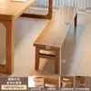 Escritorio de Madera Maciza para Sala de Estar, Mesa de Lectura y Estudio, Escritorio Doble para Uso Doméstico, Escritorio que se Puede Usar en la Sala de Estar, Estación de Trabajo
