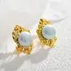 Barroco Medio vintage Moda Distinctivo Clip para Oreja Estilo de Corte Lujo Ligero Pendientes de Moda de Gama Alta Pendientes Mujer