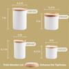 Tapa de madera simple moderna para taza lata de té lata de almacenamiento tapa selladora tamaño forma se pueden cambiar se puede añadir LOGOTIPO