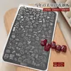 Novas placas de estampagem para nail art em estilo misto inglês, ferramentas de nail art para transferência de letras góticas cursivas manuscritas vintage atacado