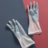 Guantes domésticos para lavar platos y ropa, guantes de cocina de látex de caucho, engrosados, anti-quemaduras, impermeables y termoaislantes