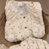 Pijama de Conejo para Niñas, Estilo Perezoso, Cuello Redondo, Conjunto de Dos Piezas con Pantalones Cortos de Manga Corta, Ropa para Casa de Dormitorio Estudiantil