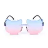 Gafas de Sol Estilo Nuevo Una Pieza Graduadas Infantiles Moda Personalidad Tendencia Lindas Visores Solares Fotografía Callejera Venta al por Mayor