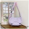 Bolsa de Nylon de Gran Capacidad Bolso Cruzado para Mujer Casual con Cordón Tipo Bollo Estilo Perezoso Bolsa para Viajar al Trabajo Bolso de Hombro Deportivo para Mujer