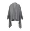 Camisa Respirável Irregular de Manga Longa com Ar Condicionado Tencel Leve Jaqueta com Proteção Solar Cardigan de Verão para Mulheres Top Básico