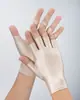 Luvas Esportivas Finas Meio Dedo para Adultos Atacado Luvas Multifuncionais de Seda de Gelo Lycra Luvas Elásticas Spandex Meio Dedo