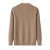 Eer Dos Fábrica de Origem 100% Caxemira Pura Espessado Suéter Masculino com Gola Vertical Jaqueta com Zíper Cardigã Top